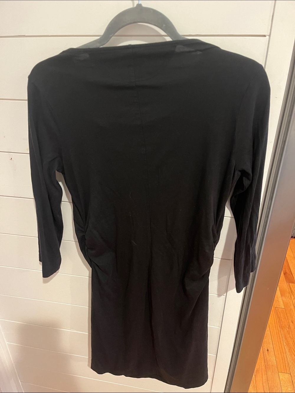 Patagonia Black Long Sleeve Cowl Neck Dress medium - Picture 2 of 2